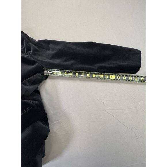 Vintage Austin Hill Black Velvet Lined Blazer Women’s 10 - Picture 5 of 7